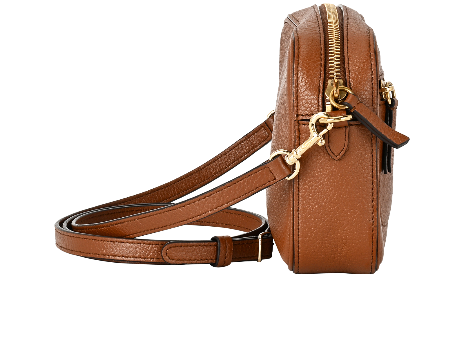 Camera Bag, &pound;375, Handbags, Tan, Leather, Side view